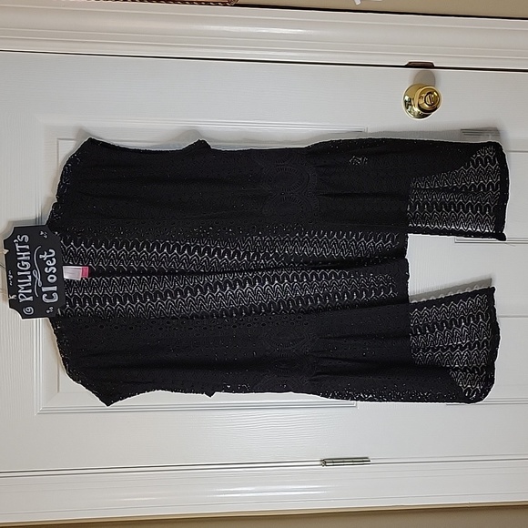 No Boundaries Jackets & Blazers - No Boundaries Lace Vest Junior XXL Black